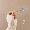 Horquilla de Pelo con Borla Estilo Chino para Caminar para Mujer, Peineta de Gama Alta, Adorno para el Cabello, Nuevo Disco de Pelo Antiguo, Accesorios Hanfu Cheongsam