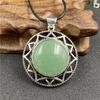 Collar de cristal de estrella de seis puntas, colgante de estilo europeo y americano, conchas de abulón vintage, piedra de ojo de tigre, joyería personalizada, combina y combina.