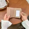 2026 Novo Porta-Cartões Feminino Feminino High-End Curto Estudante Feminino Carteira ins Carteira Feminina com Zíper carteira