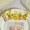 Lindo Llavero de Tarro de Miel de Pooh Divertido Colgante Ins Dibujos Animados Abeja Niña Corazón Suave Lindos Accesorios Colgantes