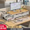 Soporte Elevador para Monitor de Computadora de Escritorio, Organizador de Escritorio de Oficina, Estante de Almacenamiento para Laptop