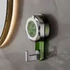 Gancho con Ventosa Giratorio, Sin Taladro, Gancho Fuerte para Pared, Sin Rastro Detrás de la Puerta, Baño, Gancho Doméstico Galvanizado