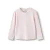 Ropa infantil Balabala, camiseta de manga larga para niñas, ropa de otoño para niños, top casual dulce y elegante, cómodo, moderno y versátil