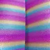 Papel de Brillo Arcoíris Personalizado de 250g Nuevo Material Láser Papel de Brillo Colorido