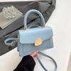 Nova Bolsa de Ombro 2025 de Alto Valor Axilar Combina com Tudo Estampa Crocodilo PU Bordado Estampa Crocodilo Bolsa Pequena Quadrada Portátil