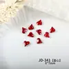 Novedad de moda Puntiagudo Atrás Suelto Diamante Accesorios para Uñas Arte al por Mayor Forma de Corazón Mezclado Decoraciones 3D para Uñas