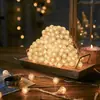 Luzes de Corda para Ambiente de Acampamento ao Ar Livre Tenda de Dossel Configuração Luzes de Estrela Barraca de Feira Noturna Luzes Coloridas Luzes de Corda Piscantes Céu Estrelado