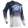 Ropa THOR de descenso al por mayor para hombre y mujer, camiseta de ciclismo de montaña todoterreno, ropa de ciclismo de carreras de motocicleta, camiseta larga para exteriores