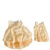 Ropa de Verano para Niñas 2026 Nuevo Estilo de Verano Versátil Lindo Traje de Pato Vestido de Algodón para Bebé Falda Versátil de Capullo de Flor