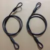 Processamento Profissional de Cabo de Aço Revestido de Plástico Preto, Processamento de Cabo de Aço para Vestuário de Carro Preto, Cabo de Aço Inoxidável