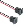 Conector fêmea Tipo-C 2P com cabo LN-068, fixado por encaixe, moldado por injeção, design integrado, conector USB-C para pequenos eletrodomésticos