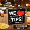Caixa de Armazenamento Personalizada para Pontas de Acrílico, Caixa de Armazenamento para Sugestões de Doação, Caixa de Armazenamento para Gorjetas de Bar