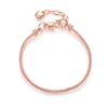 Cadena Hueso de Serpiente Lisa de 3 mm Pulsera de Cuentas DIY Cadena Básica Broche de Langosta Pulsera Abierta Joyería Cadena para Teléfono Venta al por Mayor