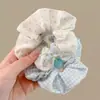 Goma para el pelo tipo scrunchie oversized de estilo coreano con múltiples capas, liga para el pelo de estilo perezoso, cuerda para coleta, accesorio para el pelo de alta gama