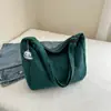 Gran Capacidad Estilo Perezoso Estilo Occidental Estilo Japonés Tendencia Artística Hombro Cruzado Casual Estilo Coreano Bolso Sencillo Tipo Dumpling para Estudiantes