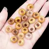 5x10 Grande Furo Círculo de 4mm Contas de Ágata Cristal Atacado DIY Miçangas Artesanais Acessórios para Tecelagem em Corda Presente