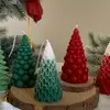 Velas de árvore de Natal transfronteiriças, decorações criativas para festas com atmosfera natalina, velas de Natal para atacado transfronteiriço