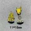 Accesorios estilo Xizang Pulsera de Cuentas de Buda Colgante Lateral Amarillo Colgante Pequeño un Ram Dai Zaki