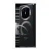 Capa de Celular Matex7 Sulada Supreme Padrão Fibra de Carbono Eixo Central com Suporte Adequada para Huawei Matex6 Capa Magnética