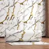 Pegatinas de Pared Doradas Papel Tapiz Decorativo para Pared de Fondo de TV Autoadhesivas Impermeables y a Prueba de Humedad Paneles de Pared Pegatinas de Azulejo Mármol de Imitación