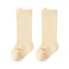 Categoría de Producto Nuevo Primavera y Otoño Calcetines de Ternero Bebé Lindos Jacquard Sin Pierna Huesos Suaves Calcetines Altos Algodón Peinado Calcetines para Niños