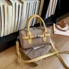 Bolsa de Ombro Única com Design de Nicho Simples e Fashionável para Mulheres 2026 Nova Bolsa de Mão Color Blocking para o Dia a Dia Transversal Bolsa Cilindro Redonda