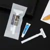 Escova de Dentes Descartável e Pasta de Dente Conjunto de Higiene Pessoal para Hospitalidade, Produtos Odontológicos Exclusivos para Hotéis Estrela e Pousadas Atacado