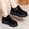 2026 Inverno Novas Botas de Neve Femininas Sola Grossa Aumento Sapatos de Pai Veludo Plus Espessado Quente Antiderrapante Casual Sapatos Birkenstock