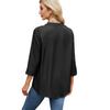 Camisa larga informal holgada de mezclilla de imitación para mujer, primavera y verano 2025, comercio exterior transfronterizo entre Europa y Estados Unidos, Amazon AliExpress.