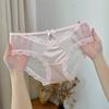 Achado Imperdível~ Estilo Francês Sexy Renda Atração Madura Desejo Puro Verão Malha Fina Vazado Cintura Média Calcinhas Triângulo Femininas
