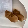 Zapatos Birkenstock de Suela Gruesa para Mujer que Aumentan 5CM de Altura, Nuevo Modelo Otoño 2026, Zapatos Mary Jane Versátiles para Mujeres Bajitas con Diseño de Hendidura Falsa en la Punta