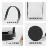 Lámpara de mesa LED portátil simple, luz nocturna, lámpara de pared recargable creativa con forma de luna, luz ambiental portátil esférica multifuncional