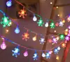 Luces LED Personalizadas, Bolas de Burbujas de Copo de Nieve, Luces Decorativas, Guirnaldas de Cielo Estrellado, Luces de Ambiente Populares, Energía Solar USB Popular