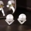 Cao Shiyuan Fabricante Exquisitos Pendientes para Mujer Perla de Imitación Joyería Geométrica de Dama Estilo Simple Temu Más Vendido