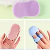Mini Escova de Limpeza Facial para Dedo Silicone Macio Massagem Removedor de Maquiagem Instrumento de Limpeza Facial Escova de Limpeza Facial Portátil Escova para Cravos