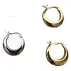 Diseño de Nicho Estilo Coreano Sentido de Diseño Hebilla de Oreja en Forma de U Luna Creciente Estilo Coreano Blogger Joyería de Oreja Simple y Moderna Almohadilla Pendientes