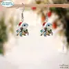 Pendientes Colgantes Gatito Espacial Transfronterizos Accesorios Sexy para el Día a Día y Fiestas Regalos de Navidad Adecuados para Mujeres Todas las Estaciones