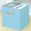 Caja de Almacenamiento de Tela No Tejida Directa de Fábrica Sin Tapa Caja de Almacenamiento Plegable Caja de Almacenamiento para Cajón de Armario Almacenamiento de Ropa Interior
