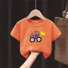 2010# ropa infantil para niños y niñas camiseta de manga corta ropa infantil nuevo abrigo de verano 100% algodón camiseta básica