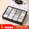 Mini Caja de Dulces de Galleta Linda Caja Metálica de Almacenamiento con Tapa Caja Metálica Portátil de Almacenamiento para Pasadores, Aretes, Caja Pequeña de Medicina