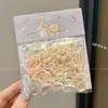 Color Dopamina Ligas Desechables para el Cabello Ligas para el Cabello de Niños para Atar el Cabello Ligas para el Cabello de Niñas Ligas para el Cabello de Niñas Ligas que no Dañan Accesorios para el Cabello