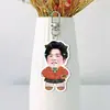 Li Jian Acrílico Blanco Llavero de Doble Cara Soporte para Ventilador Colgante para Bolsa Colgante para Mochila Artículos de Merchandising Diseño Personalizado
