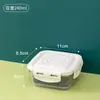 Bainabang Primer Tarro de Almacenamiento Transparente de Plástico con Anillo de Silicona Sellado de Grado Alimenticio para Viaje y Clasificación Tarro Portátil para Té