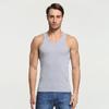 Camiseta Regata Masculina de Algodão Slim Fit, Colete Esportivo sem Mangas para Fitness de Verão para Jovens