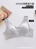 Sujetador Deportivo de Talla Grande para Mujer, Sujetador de Lactancia con Cierre Frontal, Estilo Chaleco sin Aros, Agradable para la Piel, Delgado, Transpirable, sin Tirantes