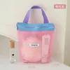 Bolsa de Lavar em Rede Portátil de Viagem Grande Capacidade Bolsa para Banho no Chuveiro Bolsa de Armazenamento em Rede para Natação Bolsa de Transporte para Passeios