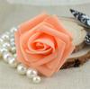Rosa de Espuma de Cabeza de Rosa de 7 cm Boda Día de San Valentín Ramo Flor Falsa Material de Empaque Flor Artificial