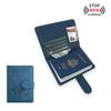 Transfronterizo en stock que cambia de color PU cuero tacto piel correa multicolor funda para pasaporte etiqueta de equipaje traje multifunción bolsa tarjetero para pasaporte