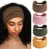 Banda Elástica Deportiva para el Cabello de Color Sólido Ancha Banda para el Cabello de Yoga Antitranspirante Absorbe el Sudor Diadema Macaron Banda para el Cabello de Cintura para Mujeres