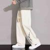 Pantalones de estilo chino de la NASA para hombre, primavera y otoño, nuevos pantalones deportivos bordados de estilo nacional, sueltos, rectos e informales.